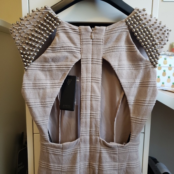 🏷NEW Guess Cocktail Dress Open Back w/ tags - Picture 4 of 7